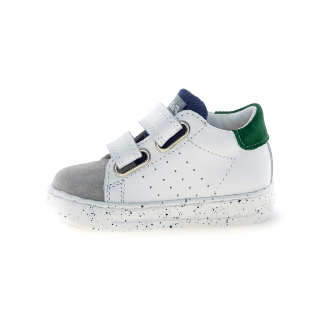 Naturino Toddlers (Sizes 22-26) Salazar 3 VL Grey/Blue/White Leather