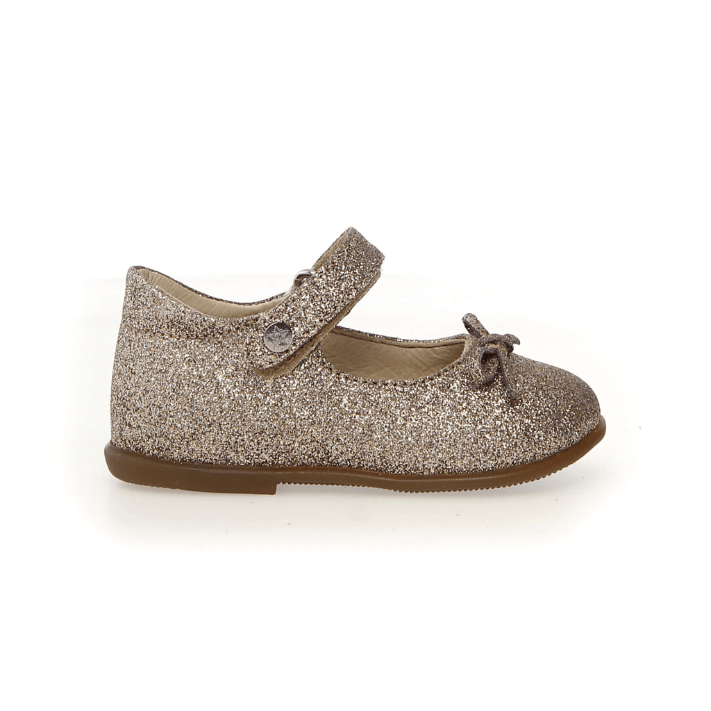 Naturino Toddlers (Sizes 22-27) Ballet Gold Glitter