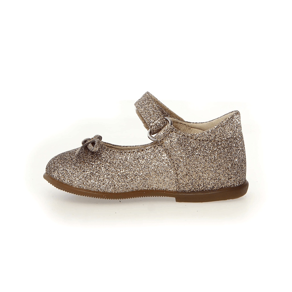 Naturino Toddlers (Sizes 22-27) Ballet Gold Glitter