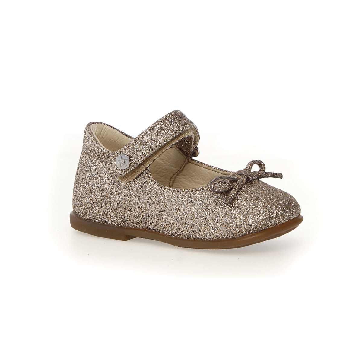 Naturino Toddlers (Sizes 22-27) Ballet Gold Glitter