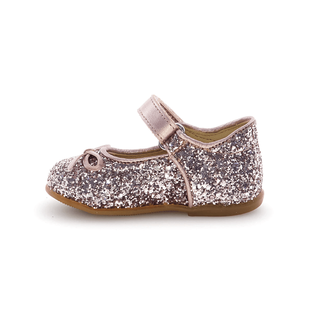 Naturino Toddlers (Sizes 22-27) Ballet Silver Glitter/Pink Metallic