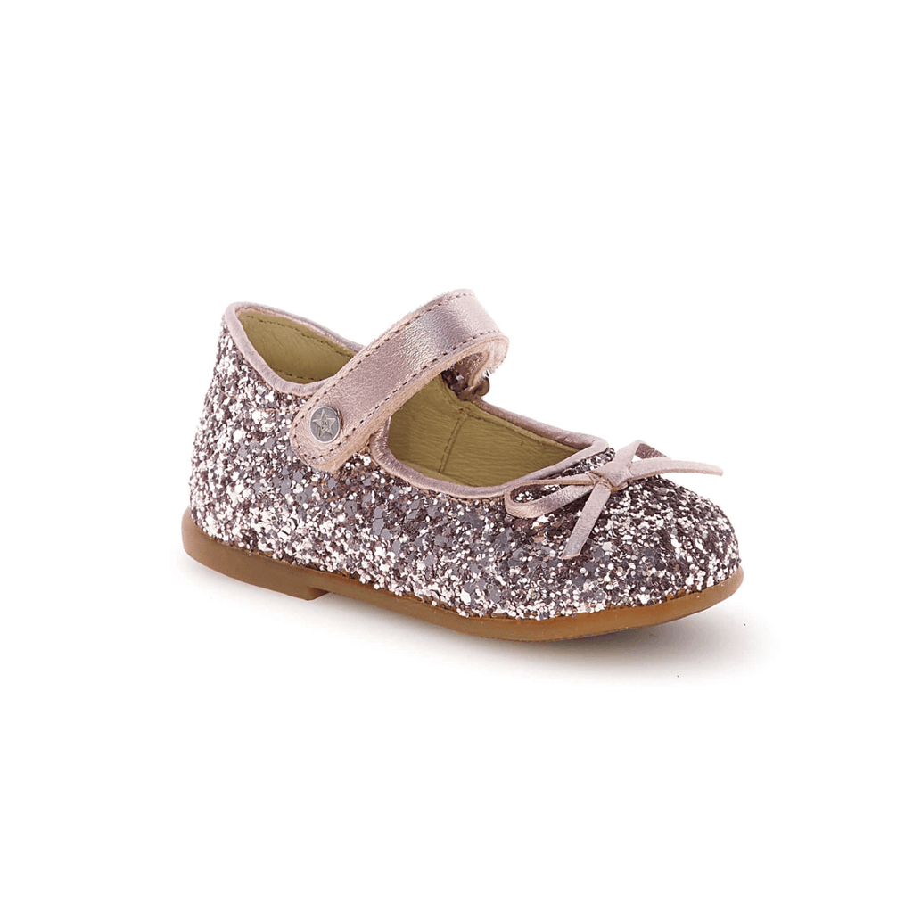 Naturino Toddlers (Sizes 22-27) Ballet Silver Glitter/Pink Metallic