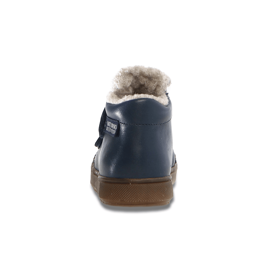 Naturino Toddlers (Sizes 22-27) New Mulaz VL Navy Leather Waterproof