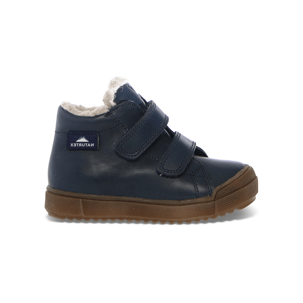 Naturino Toddlers (Sizes 22-27) New Mulaz VL Navy Leather Waterproof