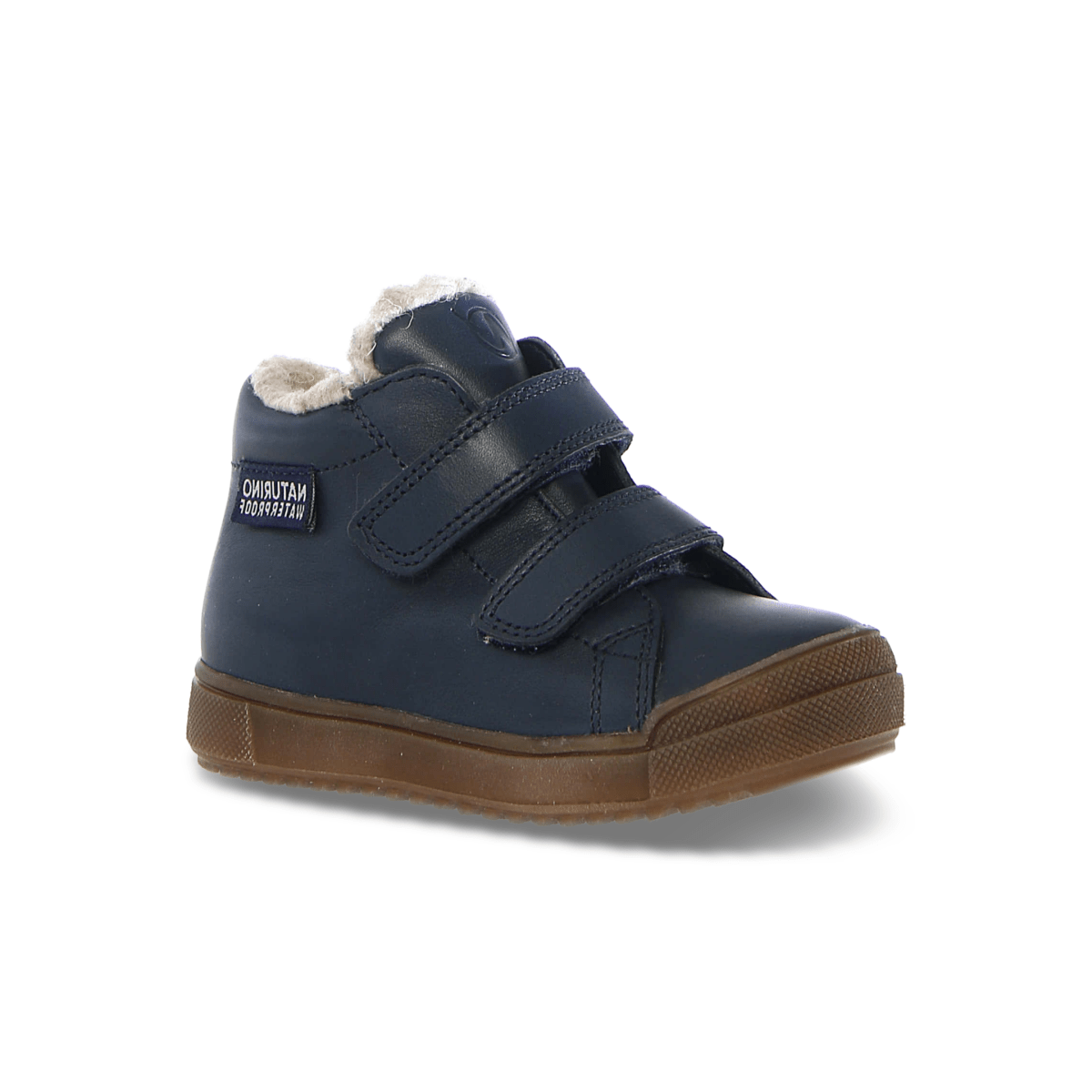 Naturino Toddlers (Sizes 22-27) New Mulaz VL Navy Leather Waterproof