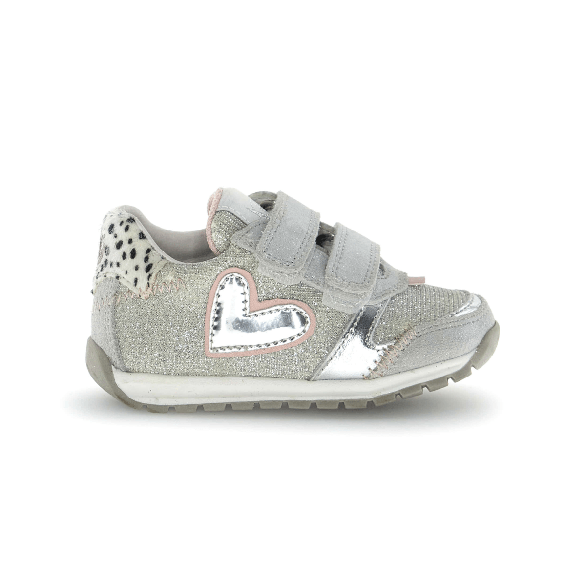 Naturino Toddlers (Sizes 23-27) Quelly 4 VL Silver Heart