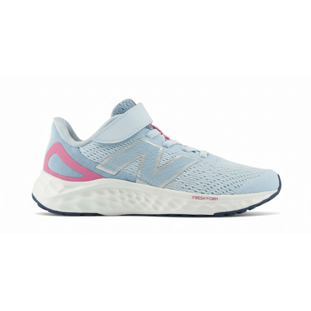 New Balance Girls (Preschool) Fresh Foam Arishi v4 PAARIYB4 Quarry Blue/Real Pink/Chrome Blue