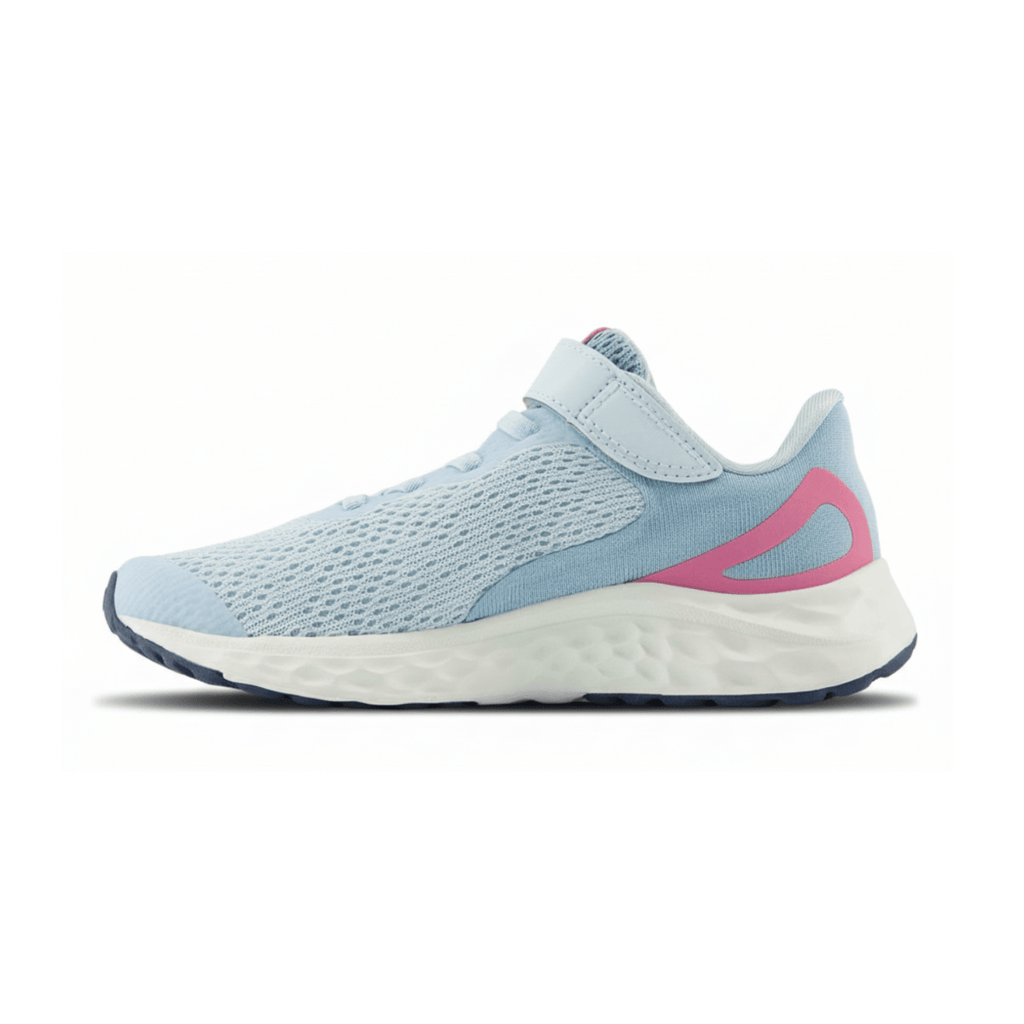 New Balance Girls (Preschool) Fresh Foam Arishi v4 PAARIYB4 Quarry Blue/Real Pink/Chrome Blue