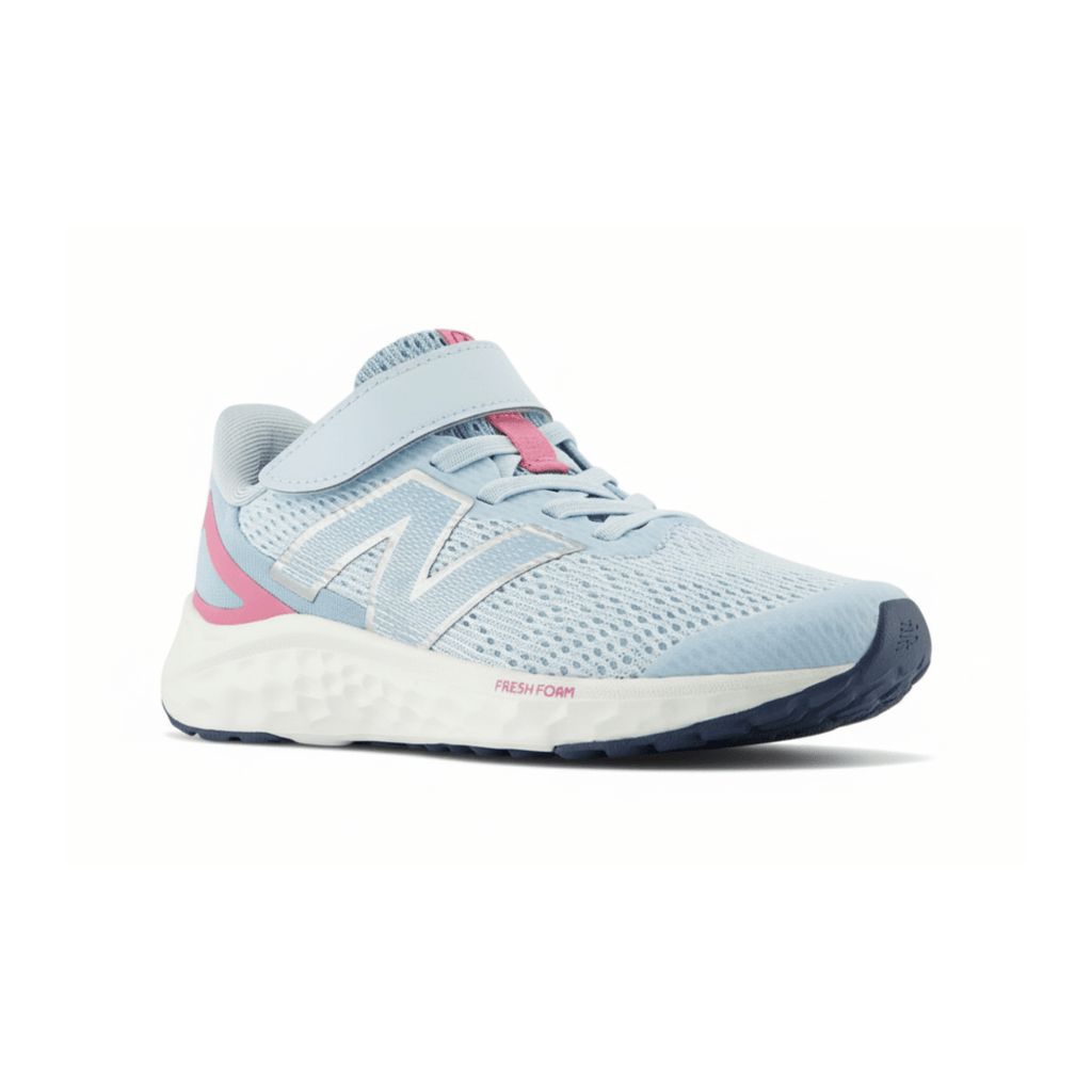 New Balance Girls (Preschool) Fresh Foam Arishi v4 PAARIYB4 Quarry Blue/Real Pink/Chrome Blue