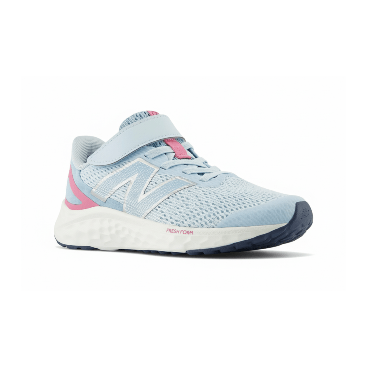 New Balance Girls (Preschool) Fresh Foam Arishi v4 PAARIYB4 Quarry Blue/Real Pink/Chrome Blue