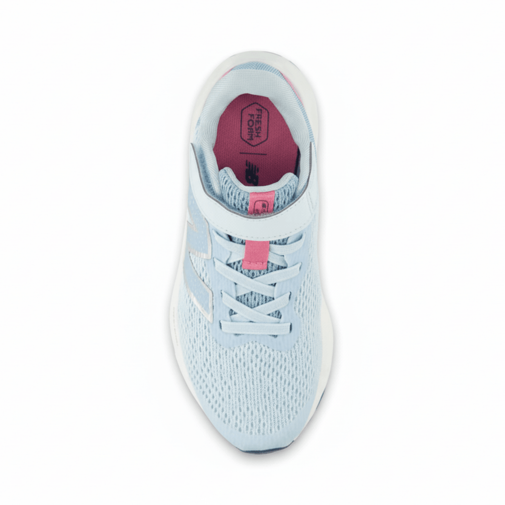 New Balance Girls (Preschool) Fresh Foam Arishi v4 PAARIYB4 Quarry Blue/Real Pink/Chrome Blue
