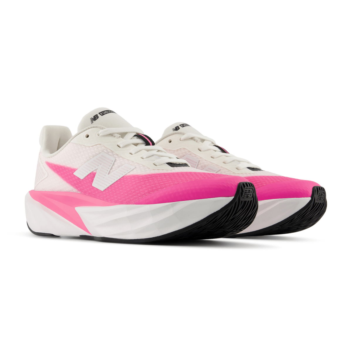 New Balance Kids (Grade School) FuelCell Rebel Lace GFCX4E0 Pink Heat/Sea Salt/White