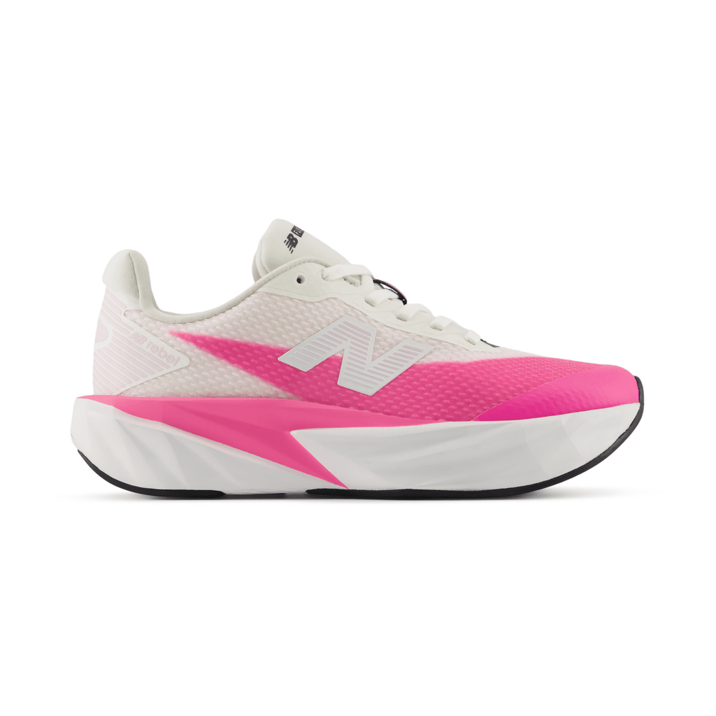 New Balance Kids (Grade School) FuelCell Rebel Lace GFCX4E0 Pink Heat/Sea Salt/White