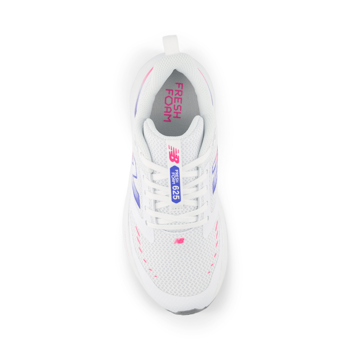 New Balance Kids (Grade School) G6257MH White/Pink Heat/Bluebird