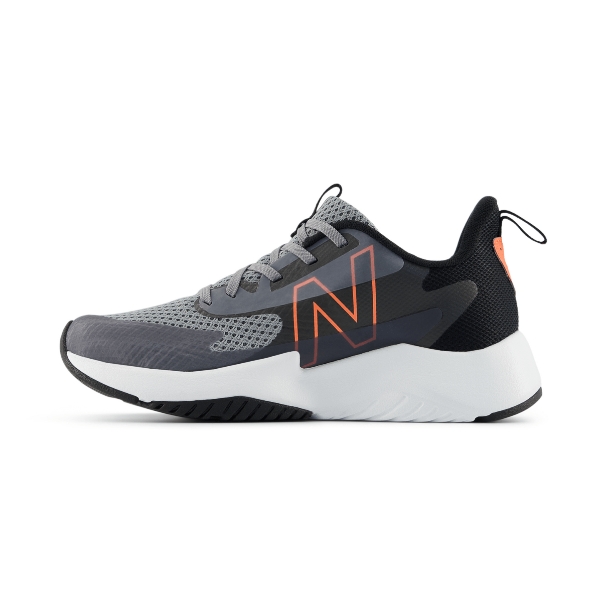 New Balance Kids (Grade School) GRAV3Z8 Rave Run v2 Slate Grey/Black/Tangerine Heat