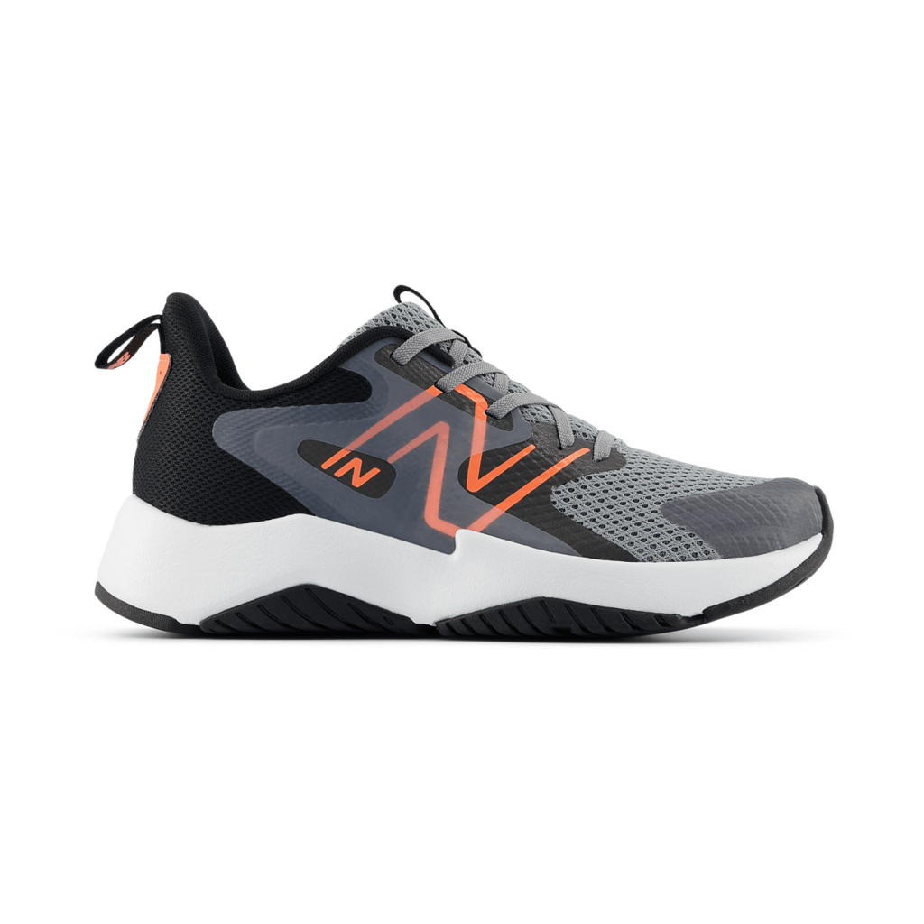 New Balance Kids (Grade School) GRAV3Z8 Rave Run v2 Slate Grey/Black/Tangerine Heat