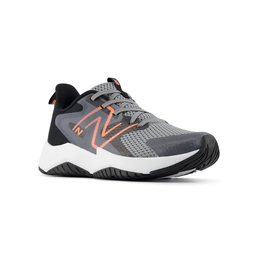 New Balance Kids (Grade School) GRAV3Z8 Rave Run v2 Slate Grey/Black/Tangerine Heat