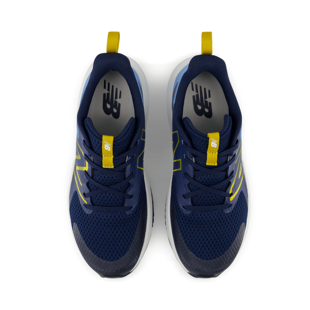 New Balance Kids (Grade School) Rave Run v2 Lace GRAV9CE Analog Blue/Navy/Mars Yellow