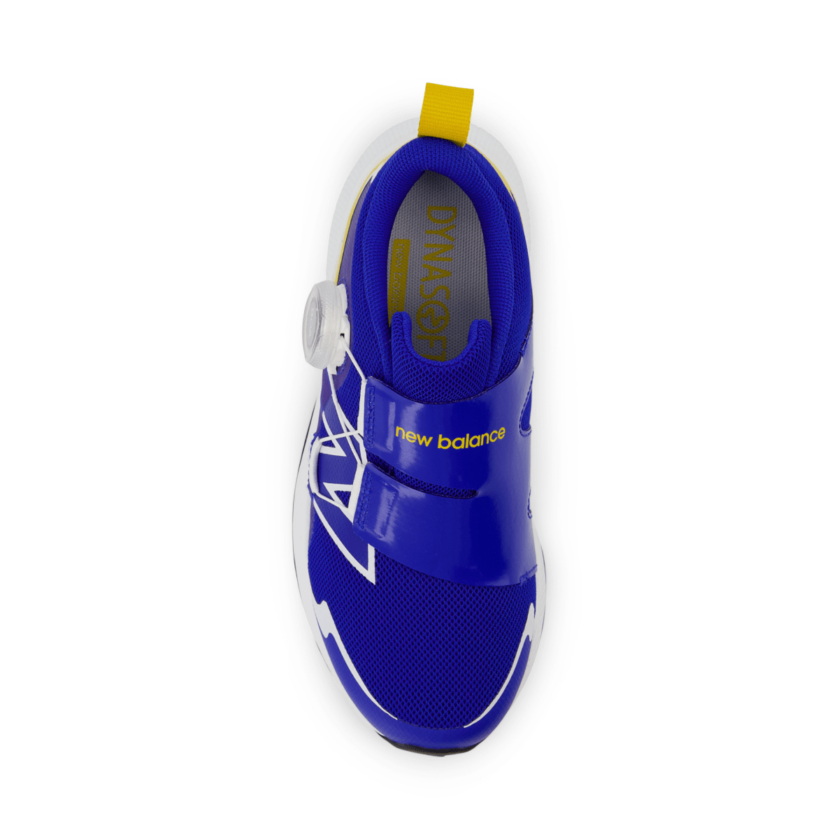 New Balance Kids (Preschool) DynaSoft Reveal v4 BOA PTRVLCB4 Blue Gemstone/Ginger Lemon/White
