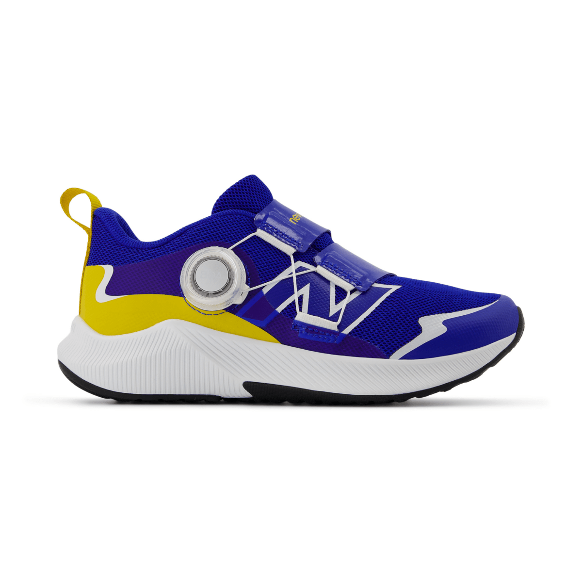 New Balance Kids (Preschool) DynaSoft Reveal v4 BOA PTRVLCB4 Blue Gemstone/Ginger Lemon/White