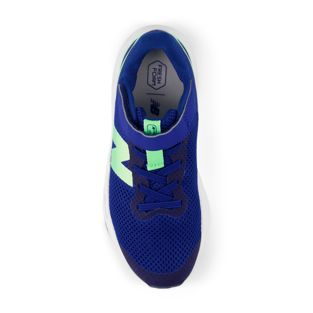 New Balance Kids (Preschool) Fresh Foam Arishi v4 PAARIBG4 Galaxy Blue/Lime Leaf/NB Navy