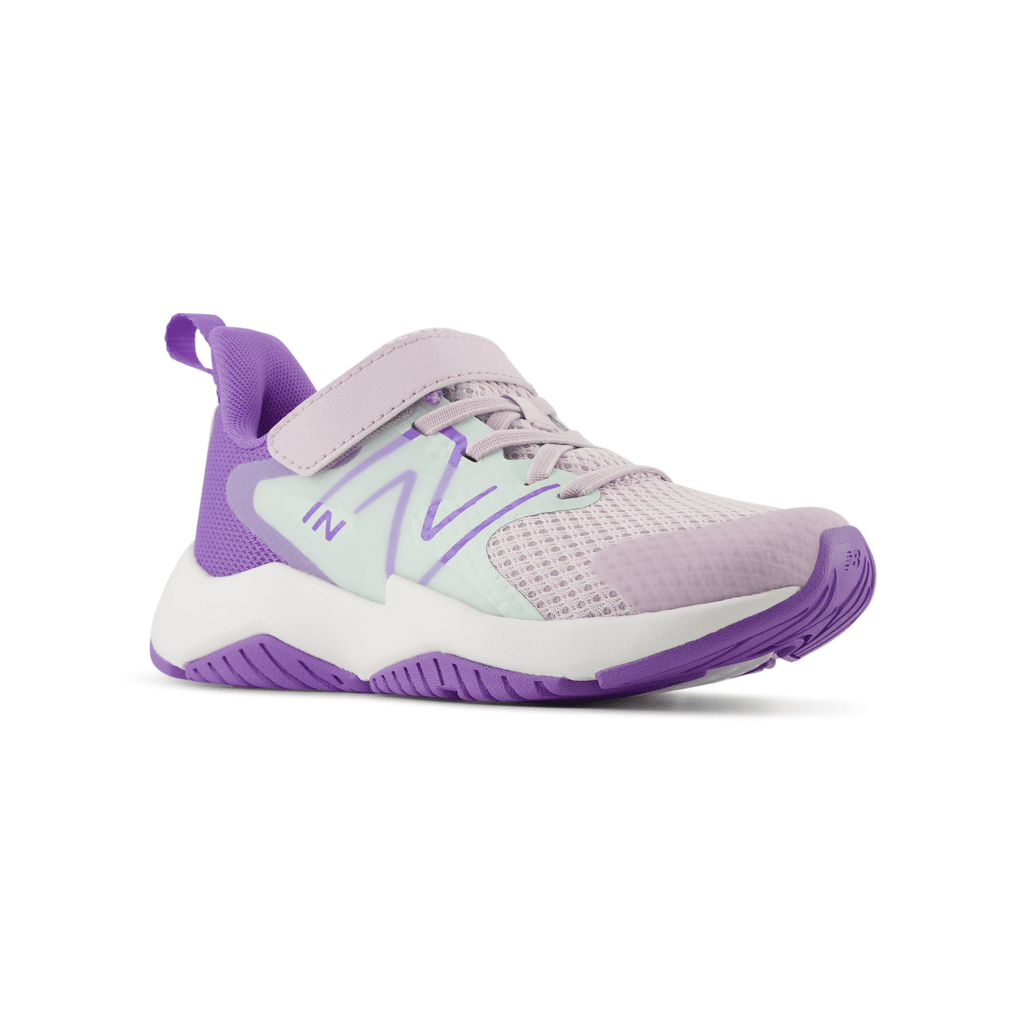 New Balance Kids (Preschool) PRAV8PW Rave Run v2 Taro/Cosmic Jade/Violet Crush