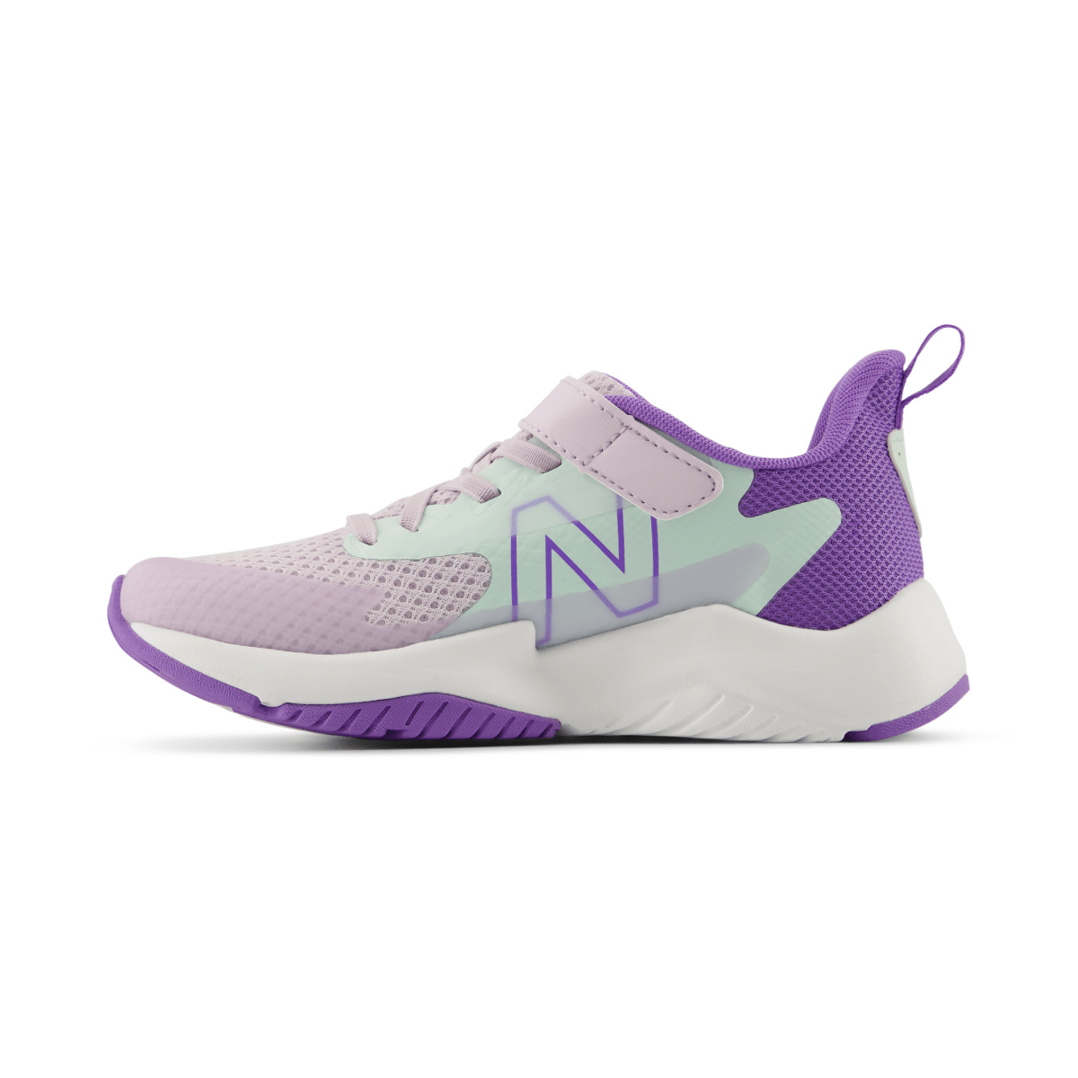 New Balance Kids (Preschool) PRAV8PW Rave Run v2 Taro/Cosmic Jade/Violet Crush