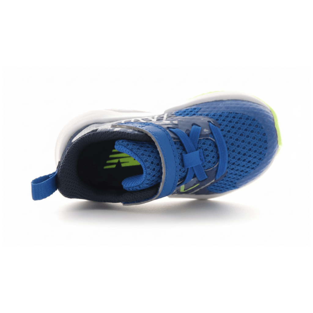 New Balance Kids (Preschool) Rave Run v2 Bungee Lace with Hook-and-Loop Top Strap Royal/Lime