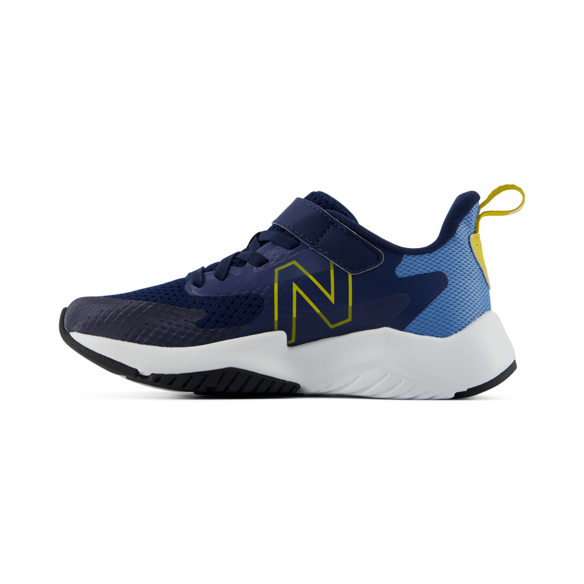 New Balance Kids (Preschool) Rave Run v2 Velcro PRAV3X5 Analog Blue/Navy/Mars Yellow