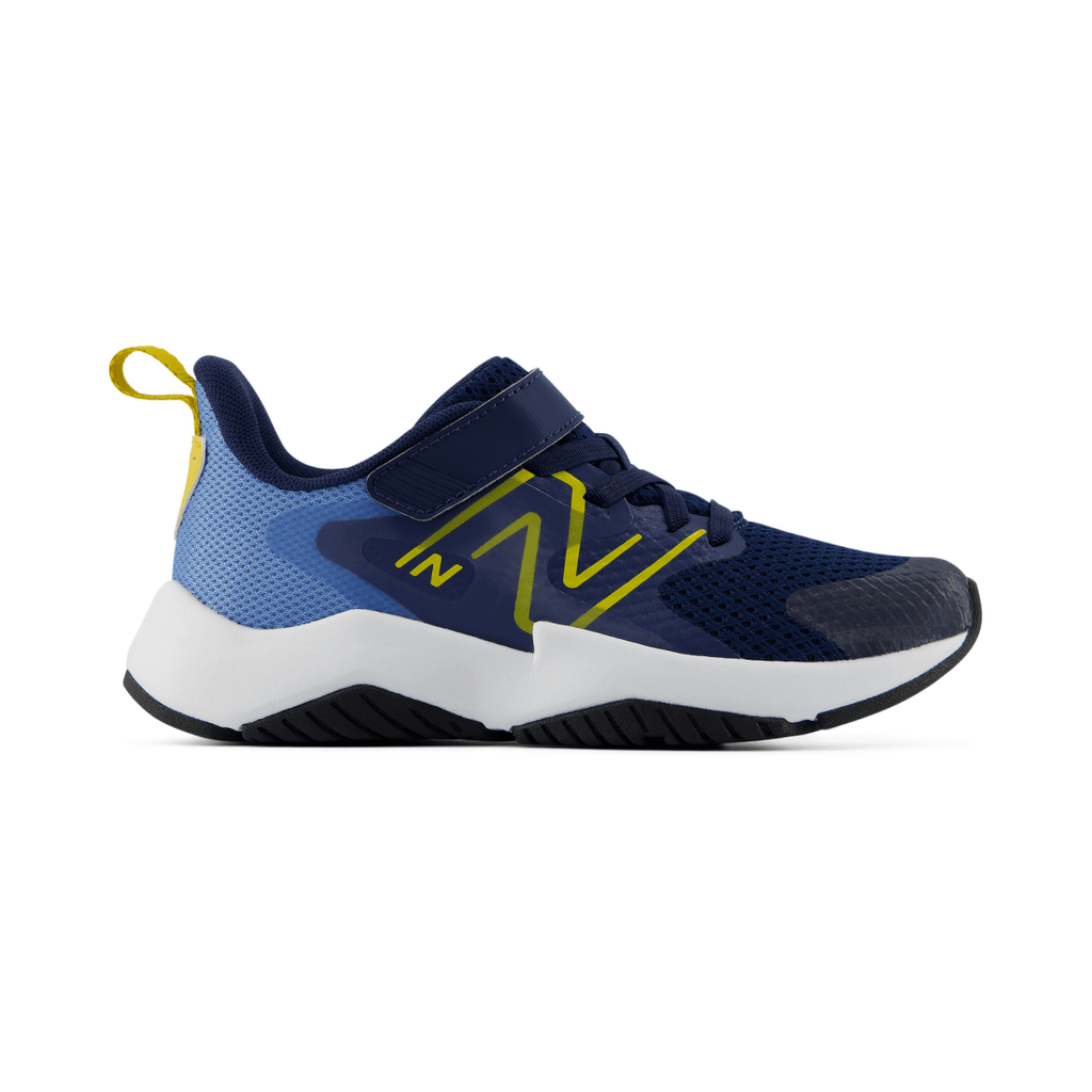New Balance Kids (Preschool) Rave Run v2 Velcro PRAV3X5 Analog Blue/Navy/Mars Yellow