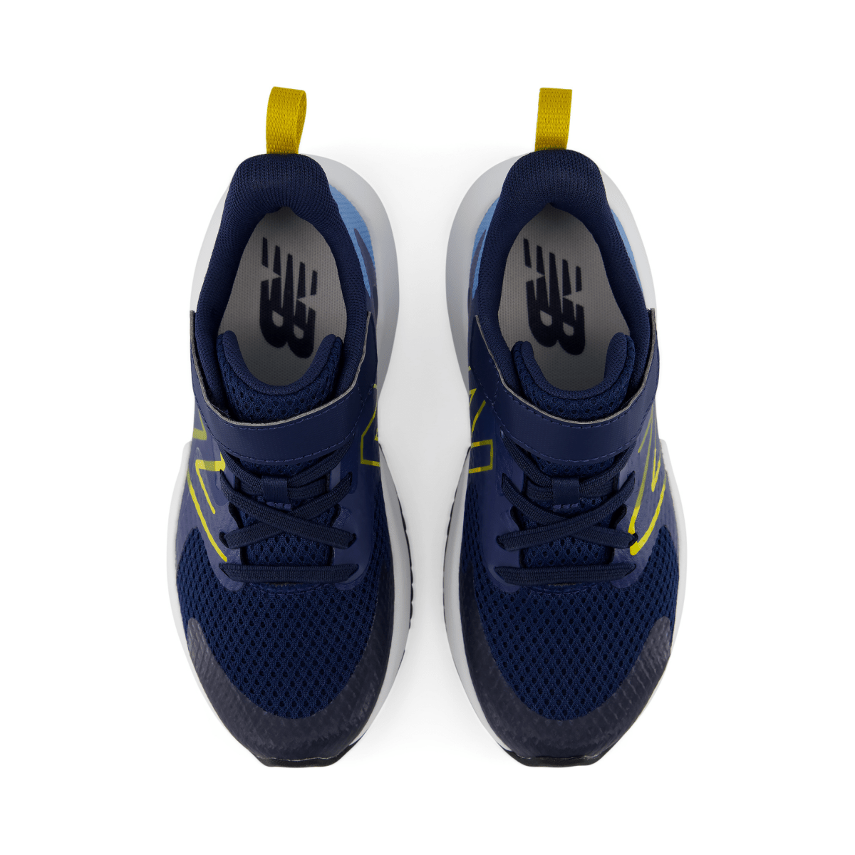 New Balance Kids (Preschool) Rave Run v2 Velcro PRAV3X5 Analog Blue/Navy/Mars Yellow