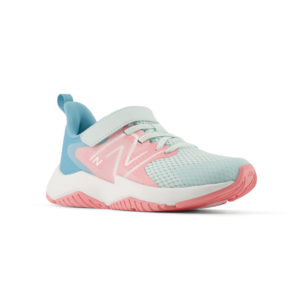 New Balance Kids (Preschool) Rave Run v2 Velcro PRAV6G1 Glint Blue/Double Bubble/Taffy Blue