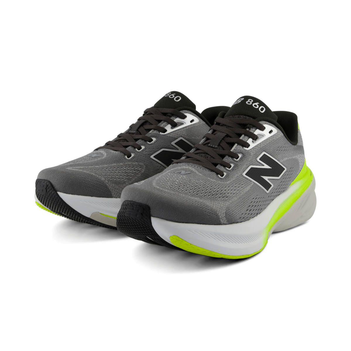 New Balance Men's Fresh Foam X 860v15 M8604OB Slate Grey/Alkaline Green