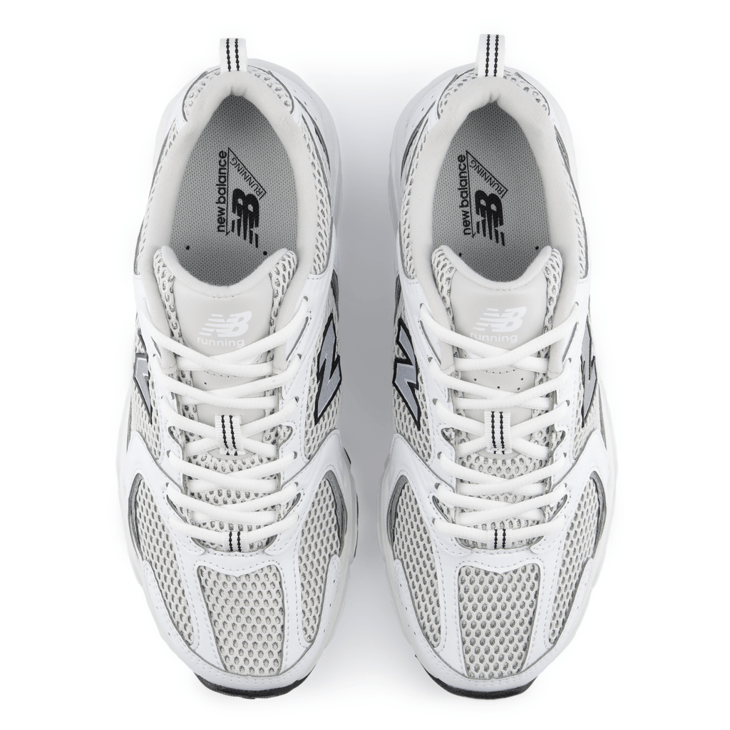 New Balance Men's U530KLB White/Silver Metallic