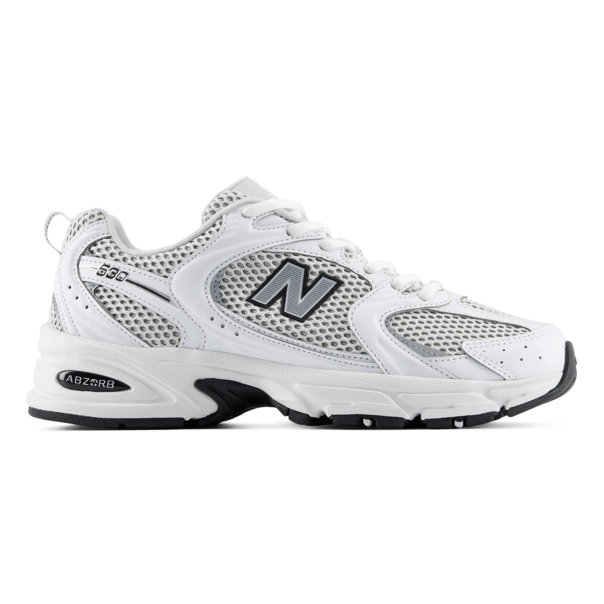 New Balance Men's U530KLB White/Silver Metallic