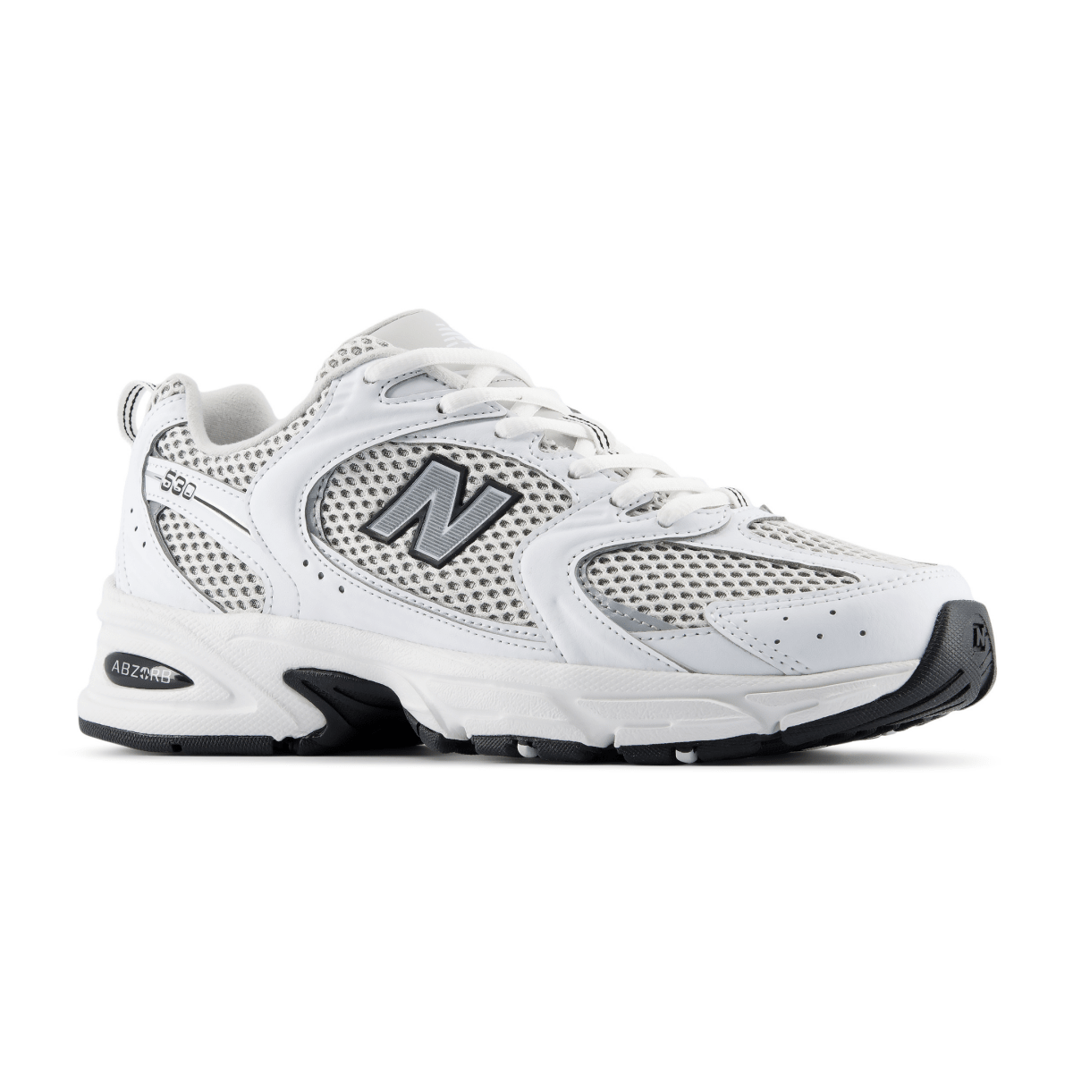New Balance Men's U530KLB White/Silver Metallic