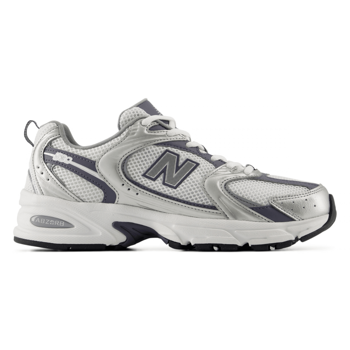 New Balance Men's U530SMP Silver Metallic/Neptune Grey/White