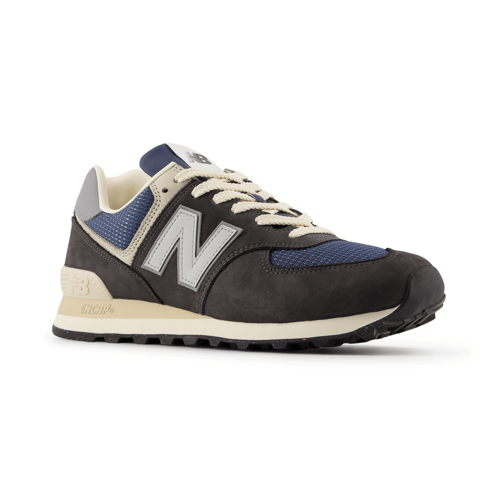New Balance Men's U574SGG Black Cement/Slate Grey