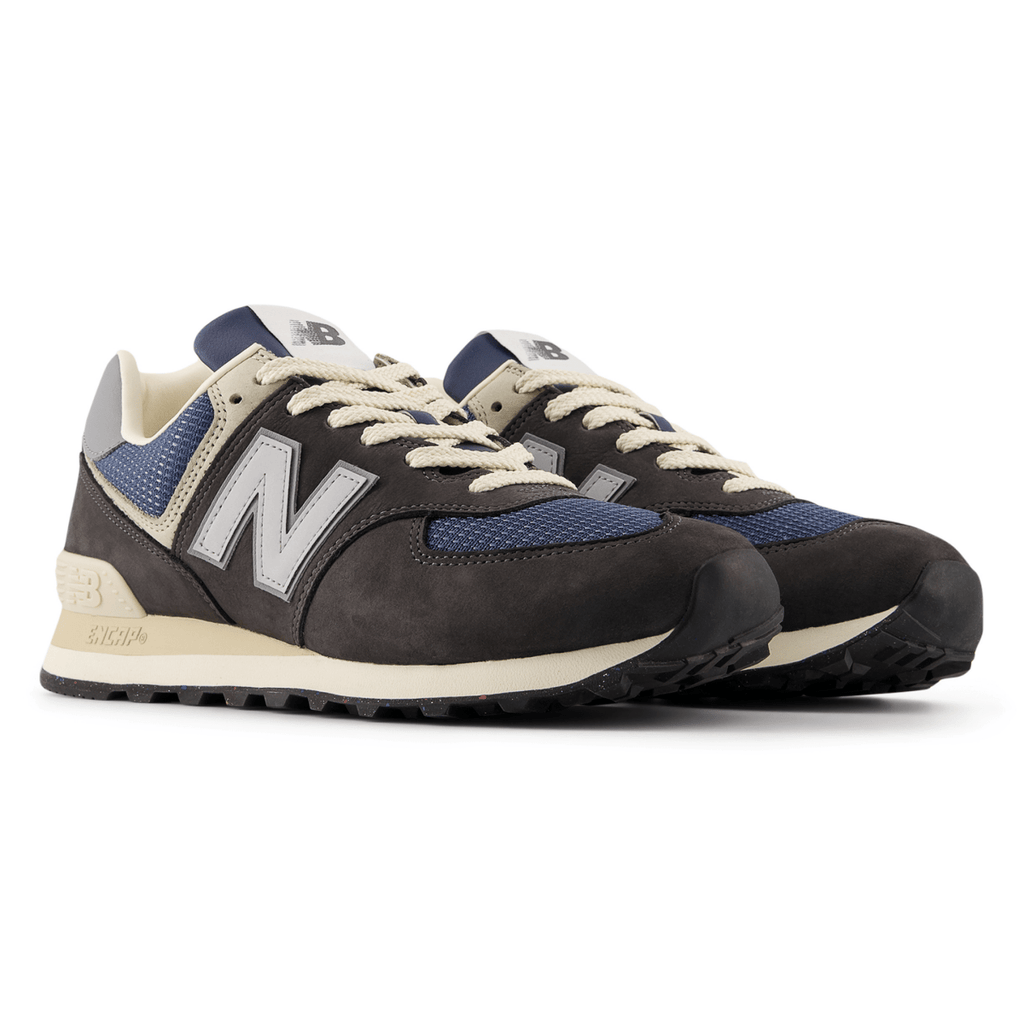 New Balance Men's U574SGG Black Cement/Slate Grey