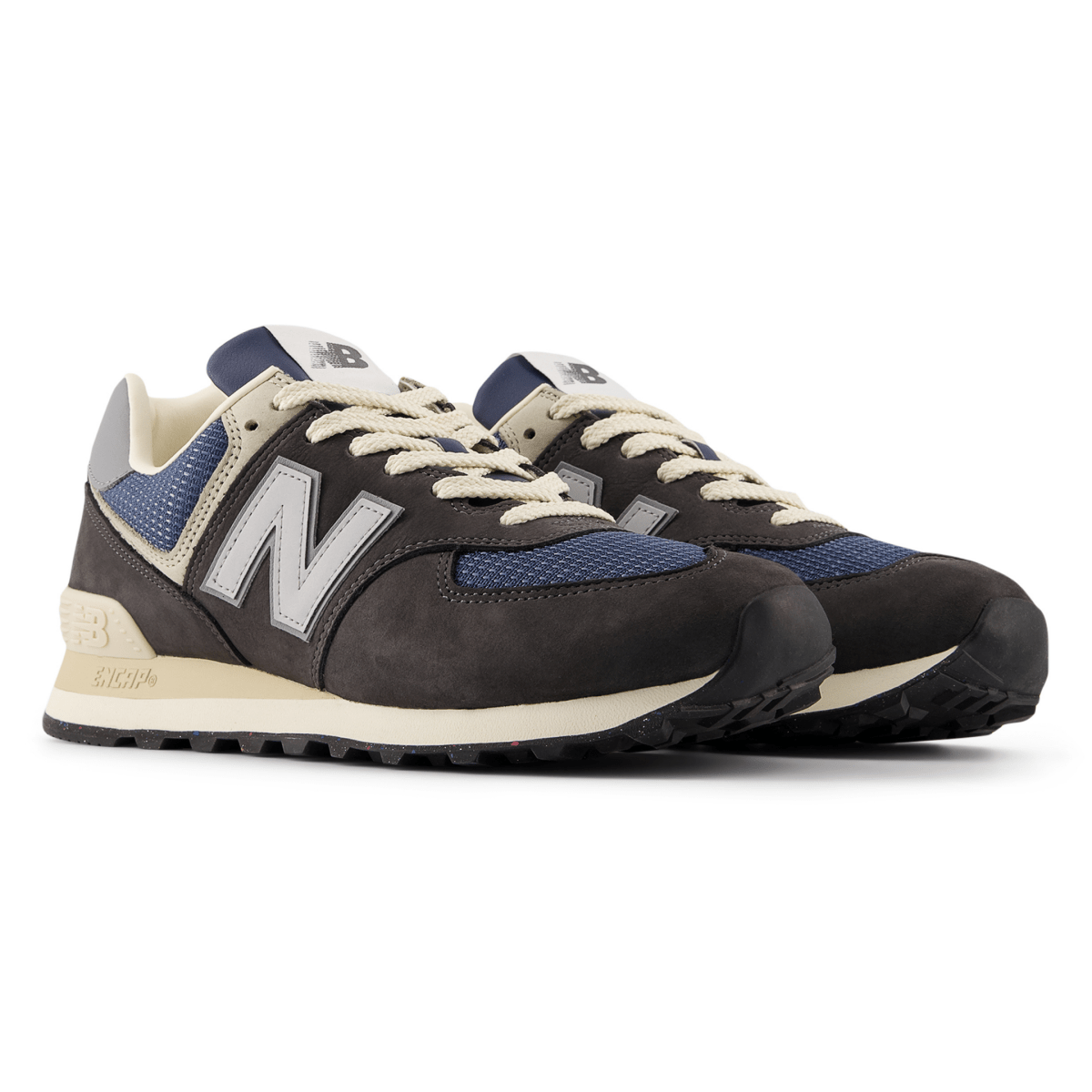 New Balance Men's U574SGG Black Cement/Slate Grey