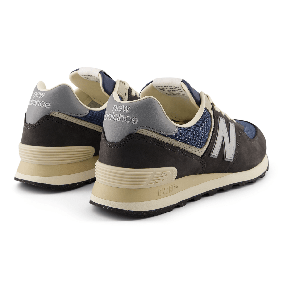 New Balance Men's U574SGG Black Cement/Slate Grey