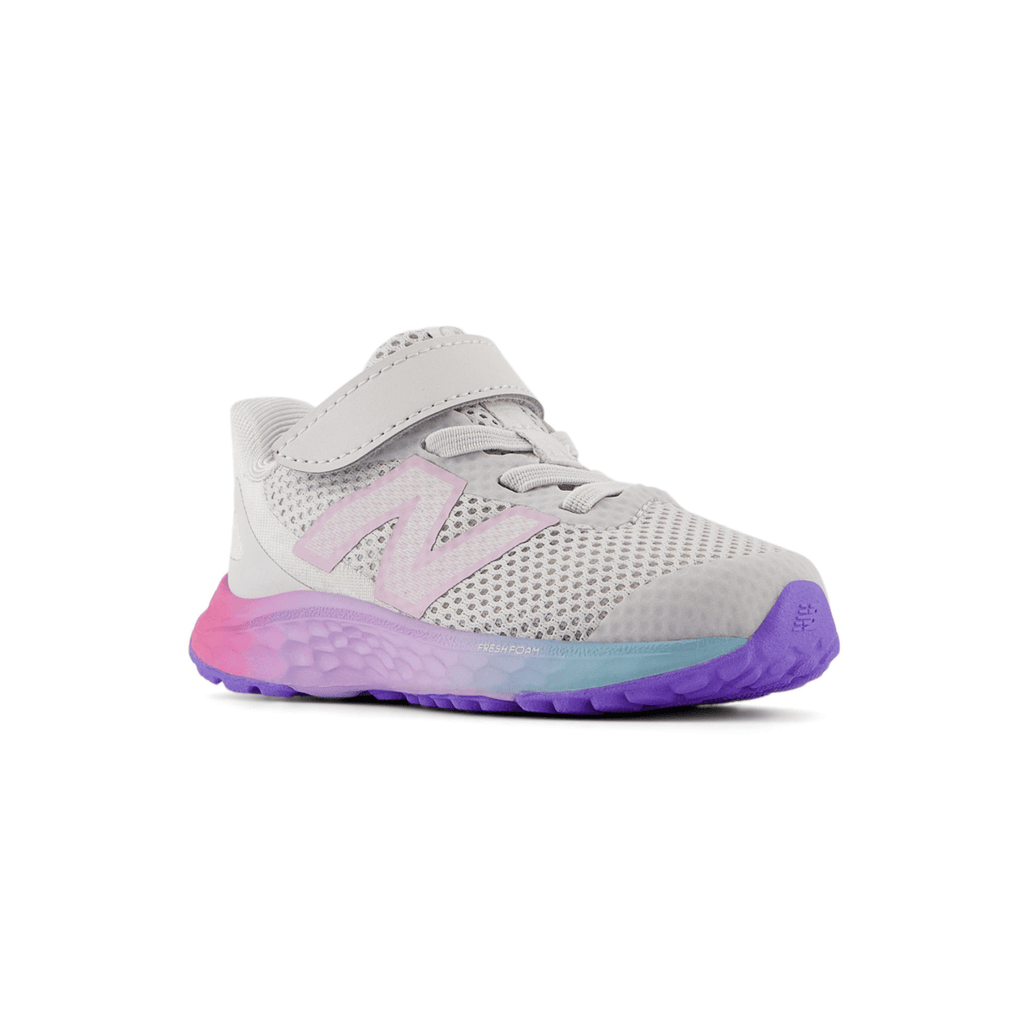 New Balance Toddlers Fresh Foam Arishi v4 IAARIGR4 Grey Matter/Mid Century Pink/Lilac Glo