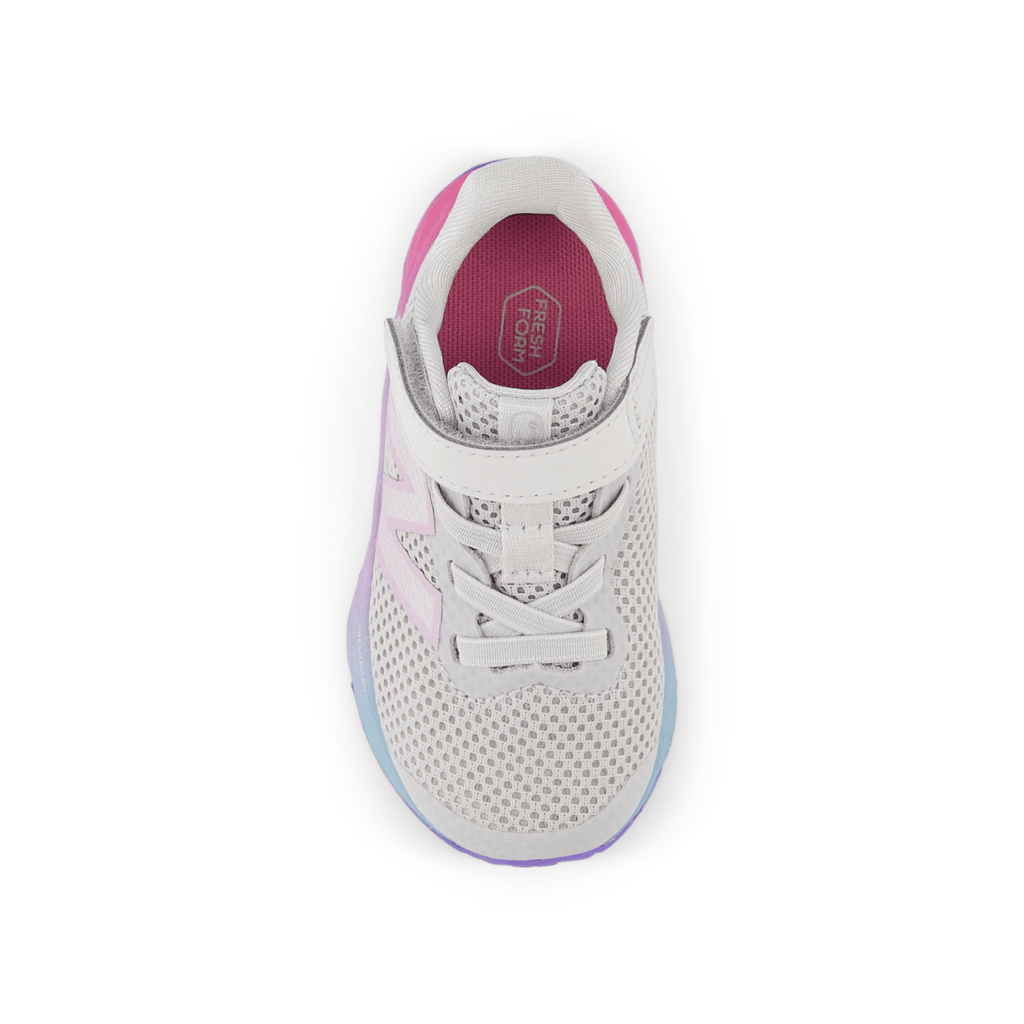 New Balance Toddlers Fresh Foam Arishi v4 IAARIGR4 Grey Matter/Mid Century Pink/Lilac Glo