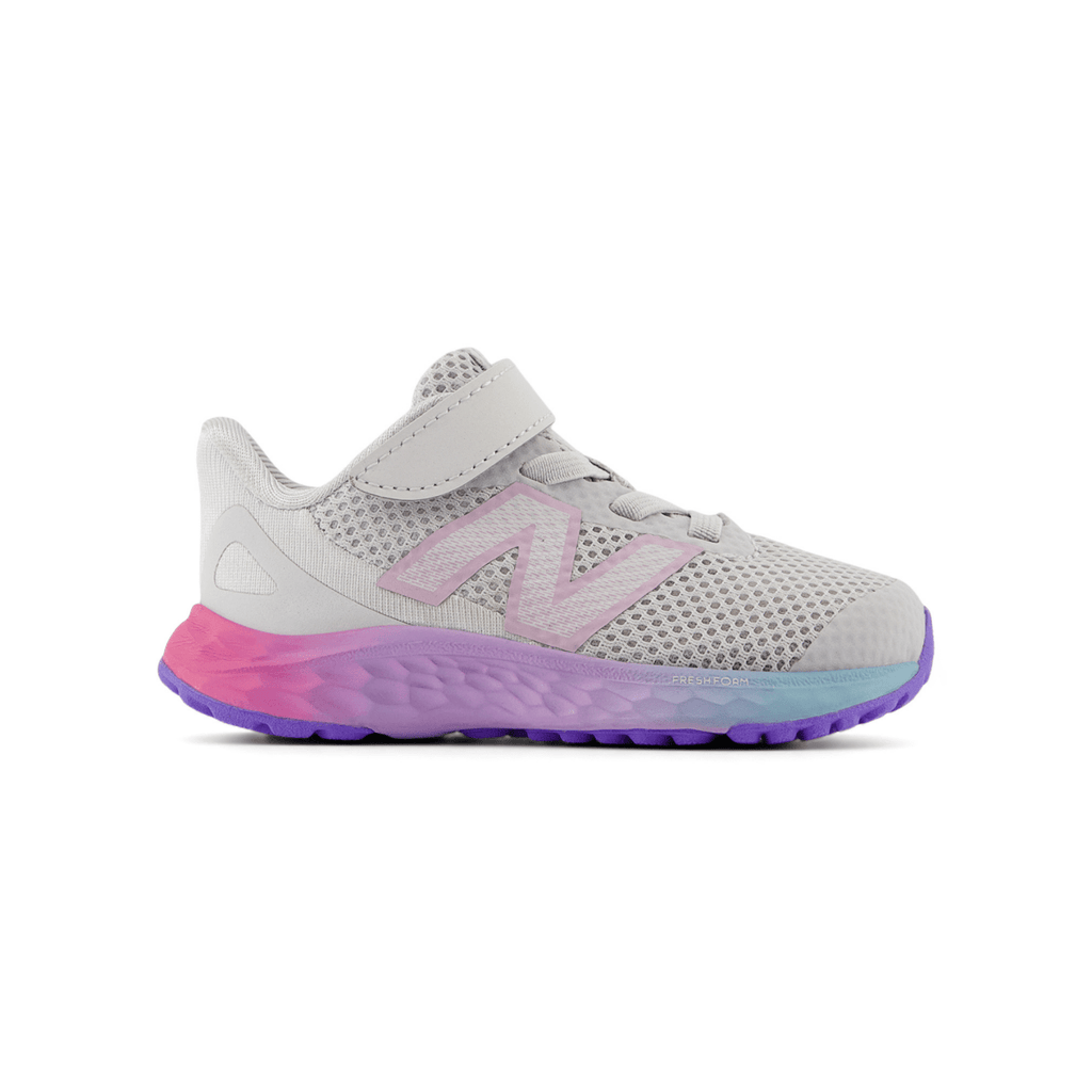 New Balance Toddlers Fresh Foam Arishi v4 IAARIGR4 Grey Matter/Mid Century Pink/Lilac Glo