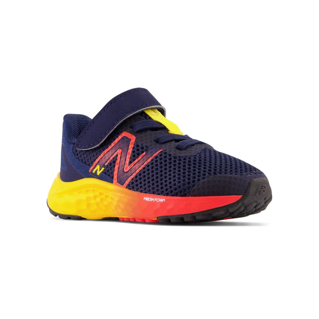 New Balance Toddlers Fresh Foam Arishi v4 IAARIKB4 Team Navy/Electric Red/Egg Yolk