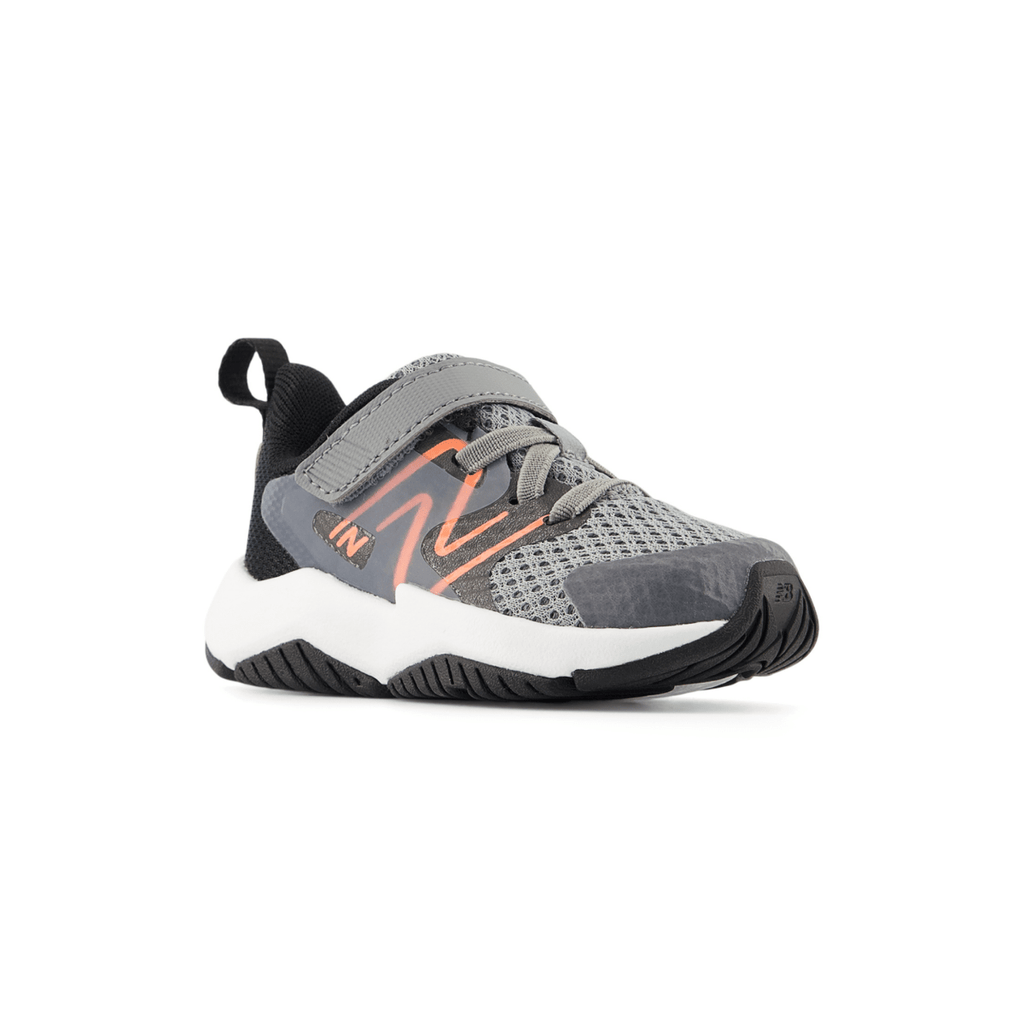 New Balance Toddlers Rave Run v2 IRAV697 Slate Grey/Black/Tangerine Heat