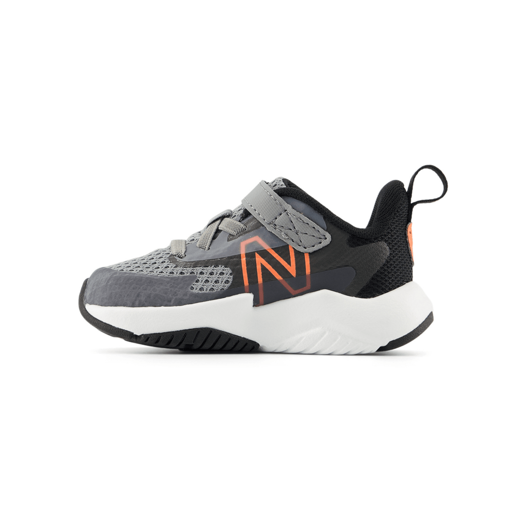 New Balance Toddlers Rave Run v2 IRAV697 Slate Grey/Black/Tangerine Heat