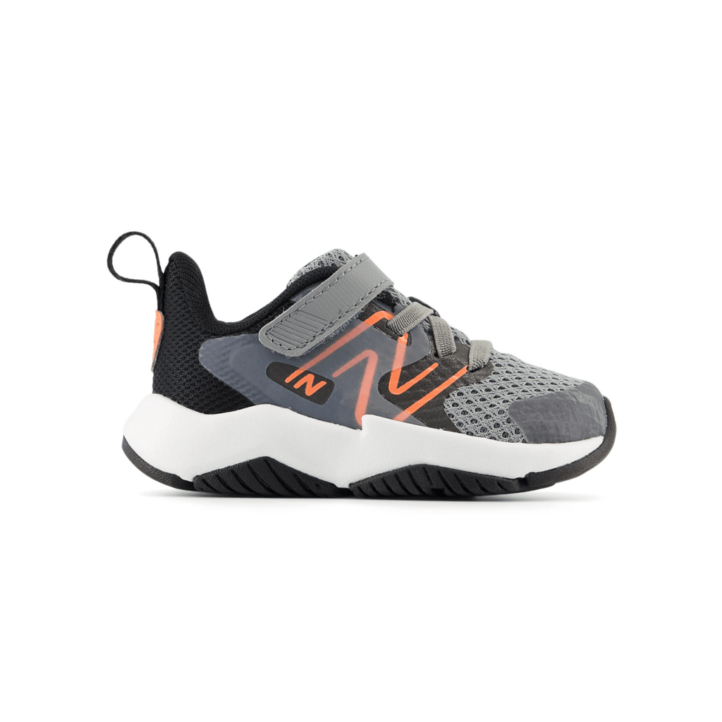 New Balance Toddlers Rave Run v2 IRAV697 Slate Grey/Black/Tangerine Heat