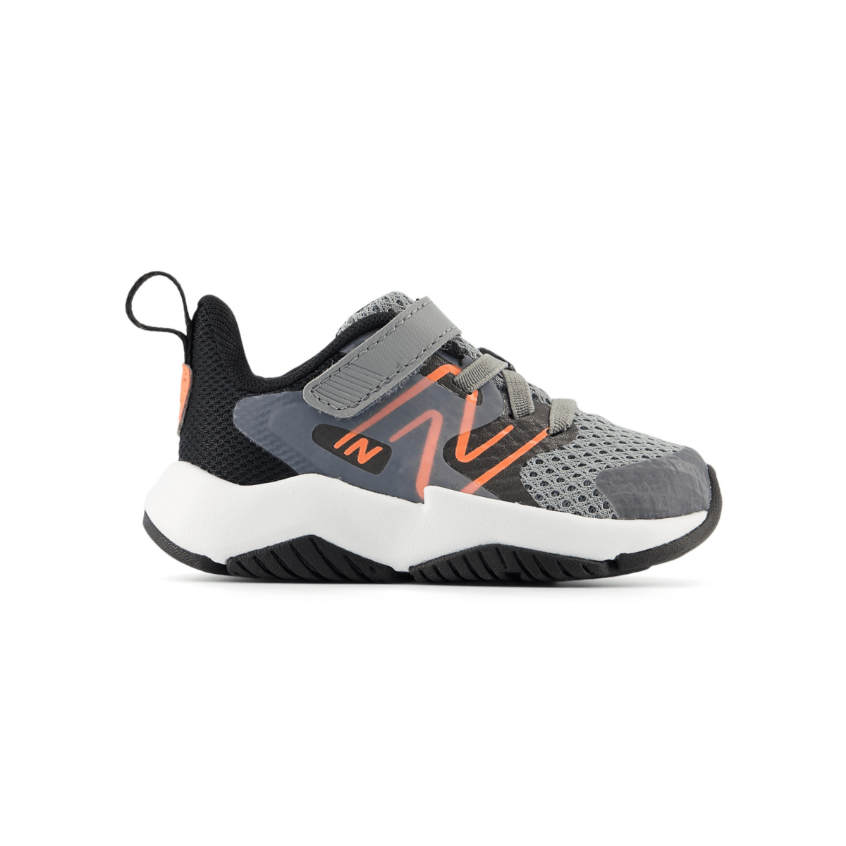 New Balance Toddlers Rave Run v2 IRAV697 Slate Grey/Black/Tangerine Heat