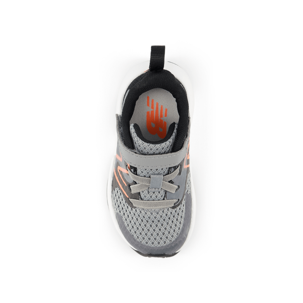 New Balance Toddlers Rave Run v2 IRAV697 Slate Grey/Black/Tangerine Heat